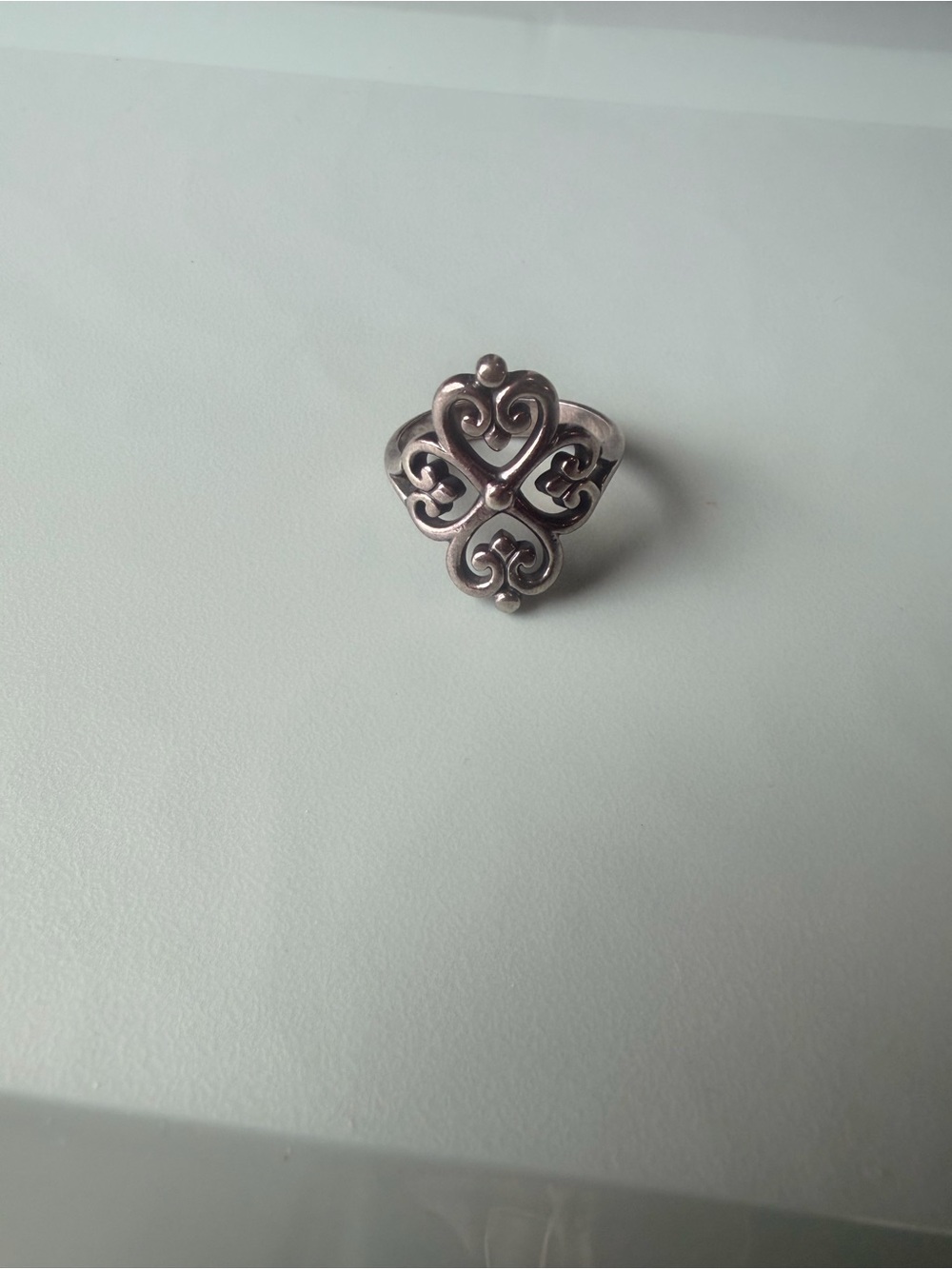 James Avery Silver Filigree Heart Ring - Women's Silver Fashion Ring